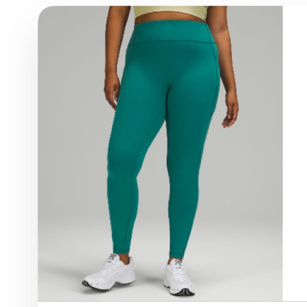 Lululemon Invigorate HR Tight 28” teal lagoon